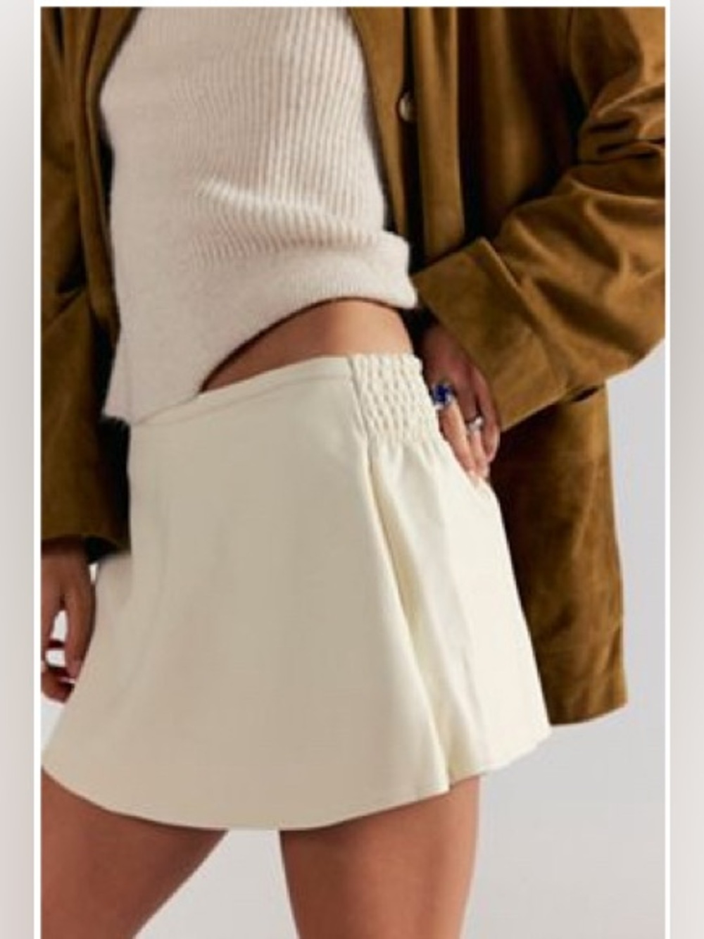 Free People Paradise Found Vegan Skort